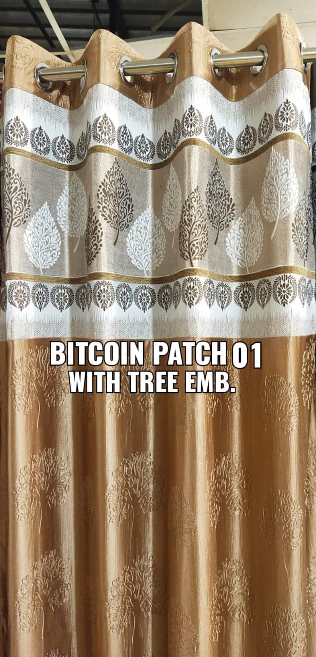 BITCOIN PATCH 1001 WITH TREE EMBOSS